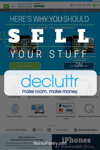 ¿Está considerando vender algunas de sus cosas viejas o sin usar?  Considere la aplicación Decluttr, y he aquí por qué...