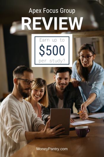 Una revisión de Apex Focus Group y si le pagan hasta $500 por estudio...