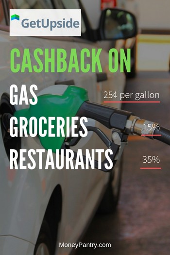 ¿Realmente puede obtener reembolsos en gasolina, comida y restaurantes con GetUpside?  Descubra cómo funciona y si es una aplicación legítima...