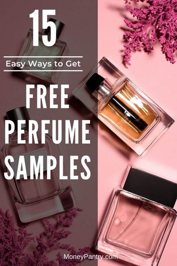 Utilice estas opciones para obtener muestras de perfumes totalmente gratis...