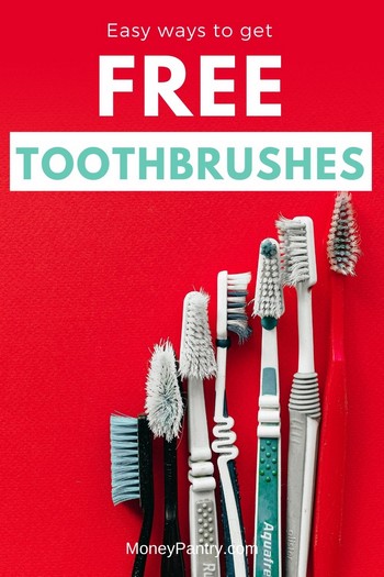 Aquí hay formas legítimas de obtener cepillos de dientes gratis...