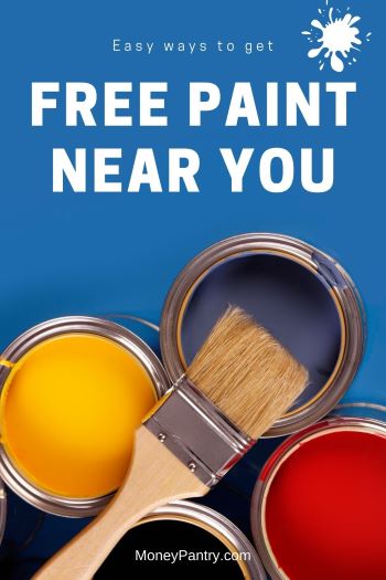 Así es como puede obtener pintura gratis en cualquier color que desee para pintar su casa, solo una habitación o proyectos de bricolaje...