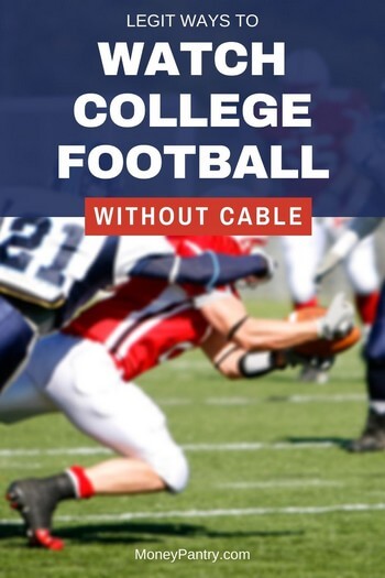Estas son formas legales en las que puedes ver partidos de fútbol americano universitario sin cable (¡e incluso gratis!)...
