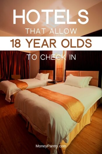 ¡Sí, puedes registrarte en un hotel si tienes 18 años!  Estos hoteles permiten que los jóvenes de 18 años se registren...