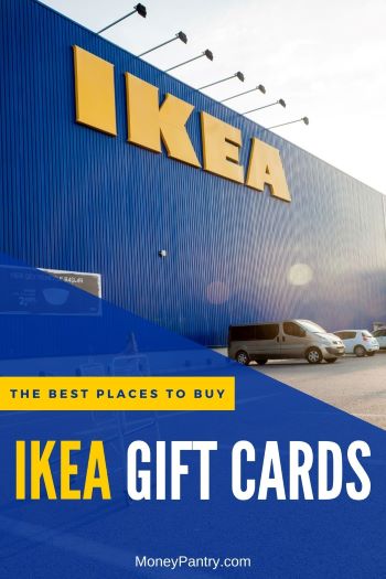 Aquí están todos los lugares donde puedes comprar una tarjeta de regalo IKEA en línea y en la tienda...
